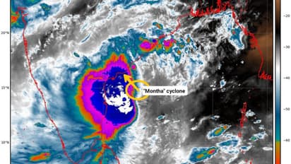 cyclone montha landfall kakinada 