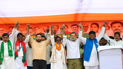 rahul gandhi in mahagathbandhan rally