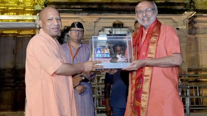 CP Radhakrishnan CM Yogi Adityanath kashi dharmshala inauguration