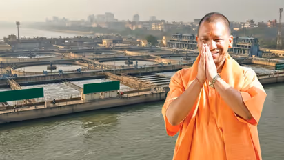 Yogi Government drinking water project Yamunapar Agra water treatment plant