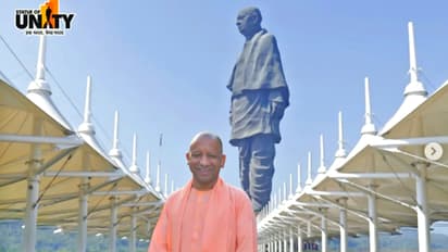 bharat parv 2025 CM Yogi Adityanath gujarat statue of unity ekta nagar