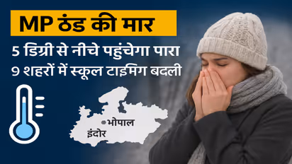 mp cold wave alert bhopal record low temperature schools timing changed