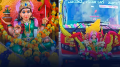 Hubballi driver turns bus into Kannada showcase