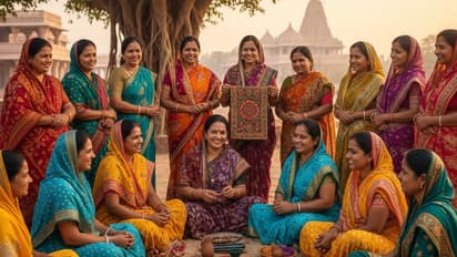 ayodhya women self help groups development empowerment ram mandir dhwajarohan