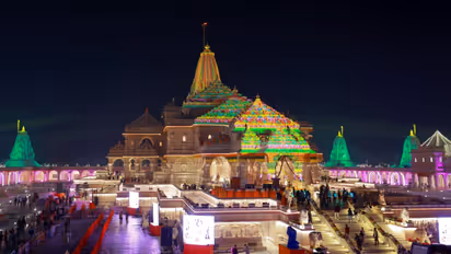 ram janmabhoomi mandir ayodhya pm modi dhwajarohan cm yogi adityanath review