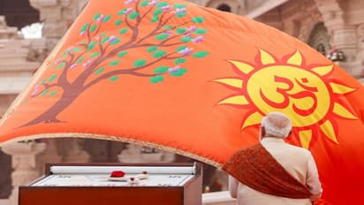 ayodhya ram mandir dhwajarohan pm modi features of dharma dhwaj