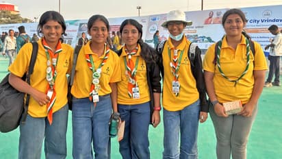 lucknow 19th national jamboree 2025 Bharat Scouts Guides viksit yuva viksit bharat Girl power