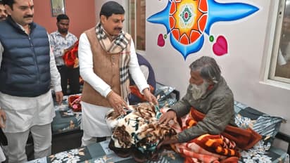 CM Mohan Yadav Indore shelter home inspection kaal bhairav dham puja