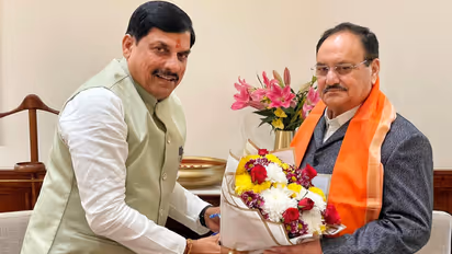 CM Mohan Yadav meet JP Nadda