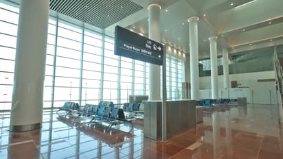 noida international airport jewar design features digital green facilities Yogi Government