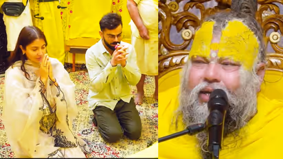 virat anuskha meet premanand maharaj