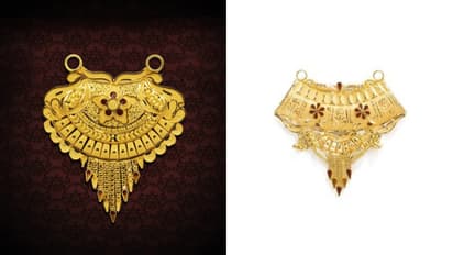 Gold Mangalsutra Pendant Design