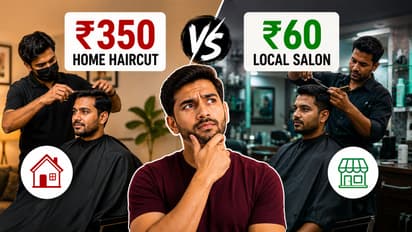 Home haircut vs Salon visit