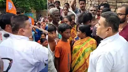 Post poll violence in Amta Suvendu Adhikari sided with affected BJP workers and targeted police and mamata banerjee