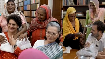 Farmer woman appeals to Sonia about Rahul Gandhi marriage Know what the Congress leader said watch video bsm