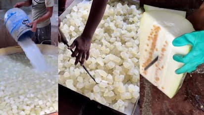 watch viral video in what unhygienic environment petha is made social media was surprised bsm