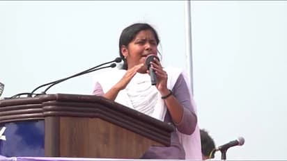 cpim leader Meenakshi Mukherjees message of fight against TMC and BJP at Brigades Insaaf Rally bsm