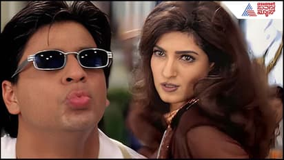 Shahrukh Khan and Twinkle Khanna 