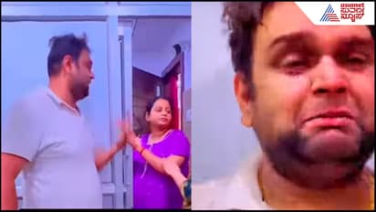 husband cries at hospital 