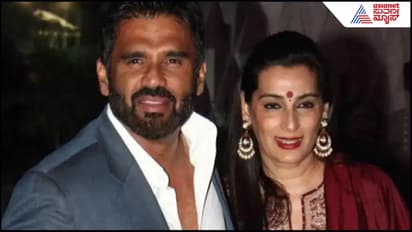 Suniel Shetty and Monisha Kadri