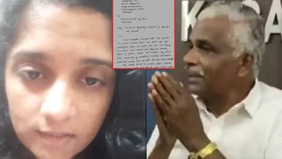 Communist leader Bhaskaran and daughter Sangeetha