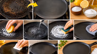 kitchen hacks how to clean iron tawa 6 easy cleaning tips