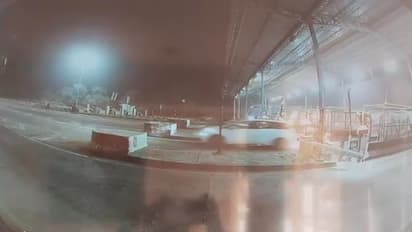 Caught on CCTV: Speeding Car Hits Toll Worker, Drags Him on Bonnet in Punjab's Patiala (WATCH)