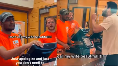 Compliment goes wrong