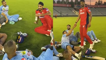 Nicholas pooran and arshdeep Singh viral video