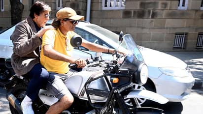 Amitabh Bachchan Takes Bike Ride
