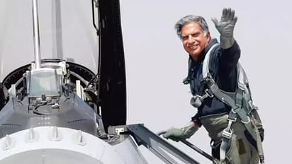 Ratan Tata Flying F-16