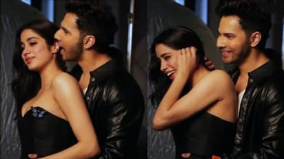 varun dhawan bite janhvi kapoor ear