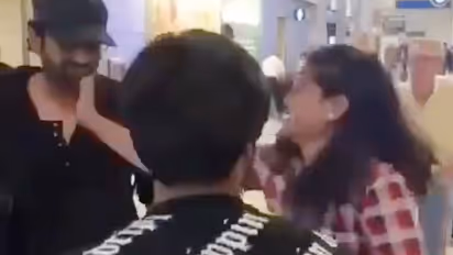 Prabhas Got Slap By Female Fan