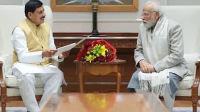 PM Modi with CM Mohan Yadav