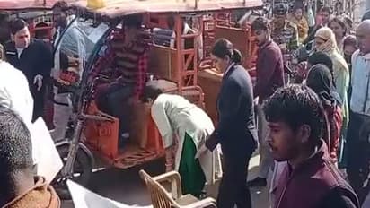 Rajasthan CM Bhajanlal Sharma wife and son