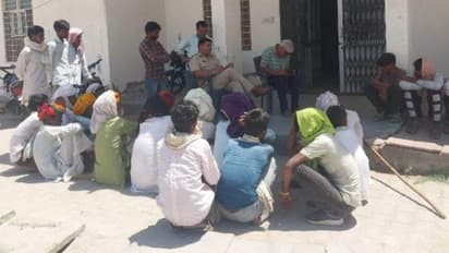 thesher machine accident