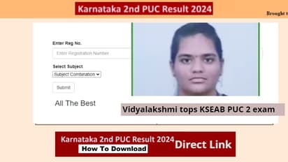 Vidyalakshmi tops KSEAB PUC 2 exam 2024