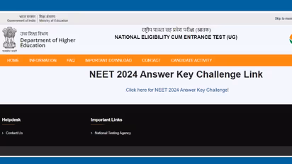 NEET answer key 2024