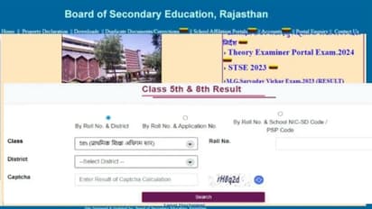 rajasthan rbse 5th 8th result 2024 out