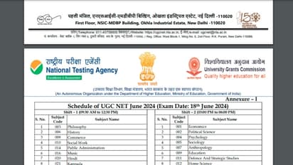 UGC NET June Exam 2024 schedule out