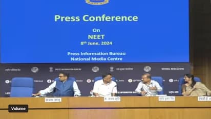 NEET Result 2024 Controversy Education Ministry press conference