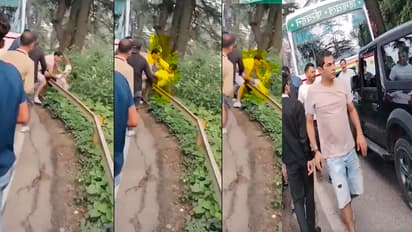 shimla road fight jeep bus incident