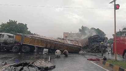 Horrific accident on Jaipur Ajmer highway