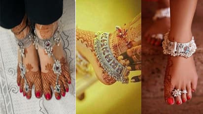  silver anklets designs 