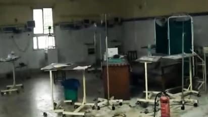 Gwalior News Jairogya Hospital caught fire