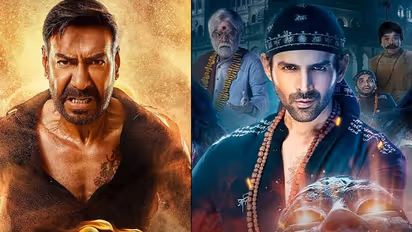 Singham Again Vs Bhool Bhulaiyaa 3 Day 1 Collection