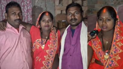 up deoria woman two husbands social media video viral managing marriage