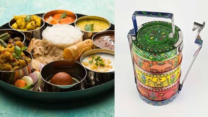 gujarati aunties serving home made tiffin service