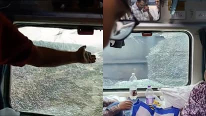 Prayagraj mahakumbh 2025 train stone pelting jalgaon tapti ganga express surat incident