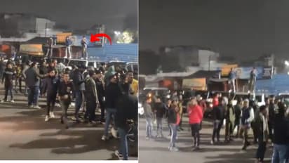 lucknow birthday party violence 50 cars arajakta police action viral video